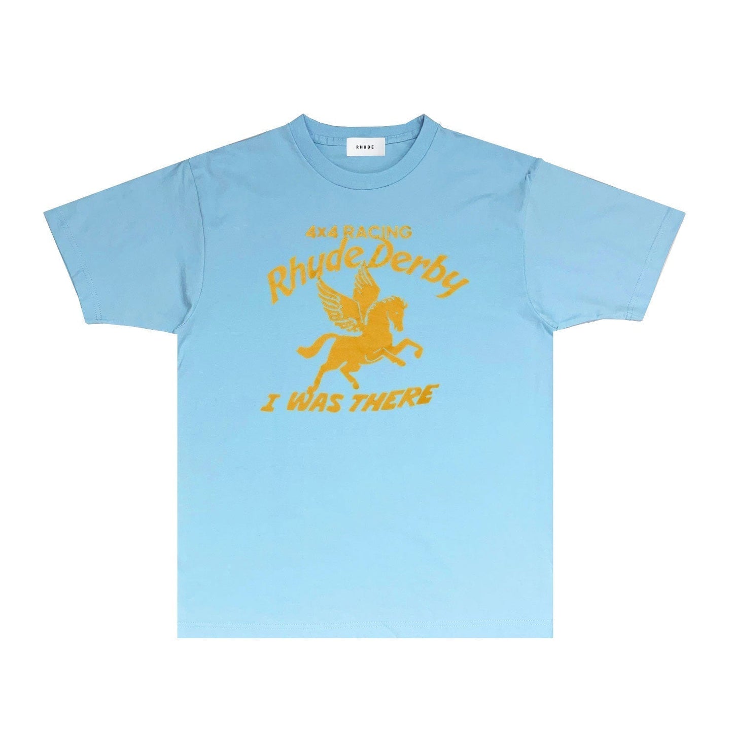 Rhude T-shirts Printed Trendy Pure Cotton