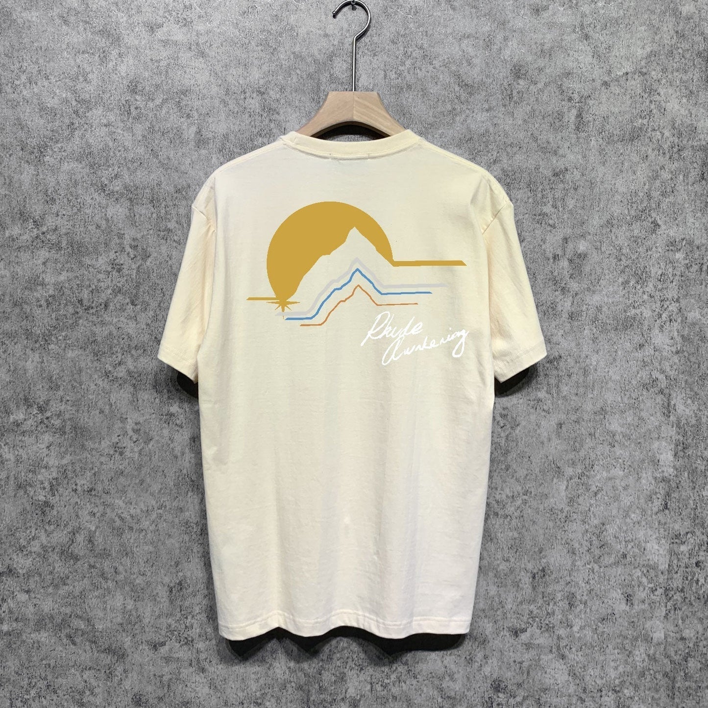 Rhude T-shirts Printed Trendy Pure Cotton